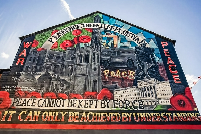 Belfast : visite politique en taxiBelfast : visite historique en taxi noir