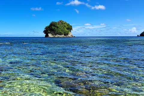 Snorkel e churrasco na costa