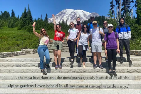 Mt. Rainier Private Gruppe, komfortables Fahrzeug
