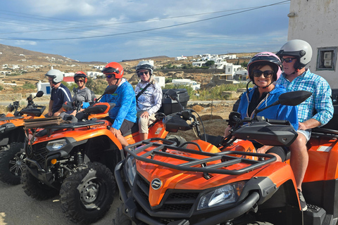 Self guided tour on atv/quad and explore mykonos,on wheels