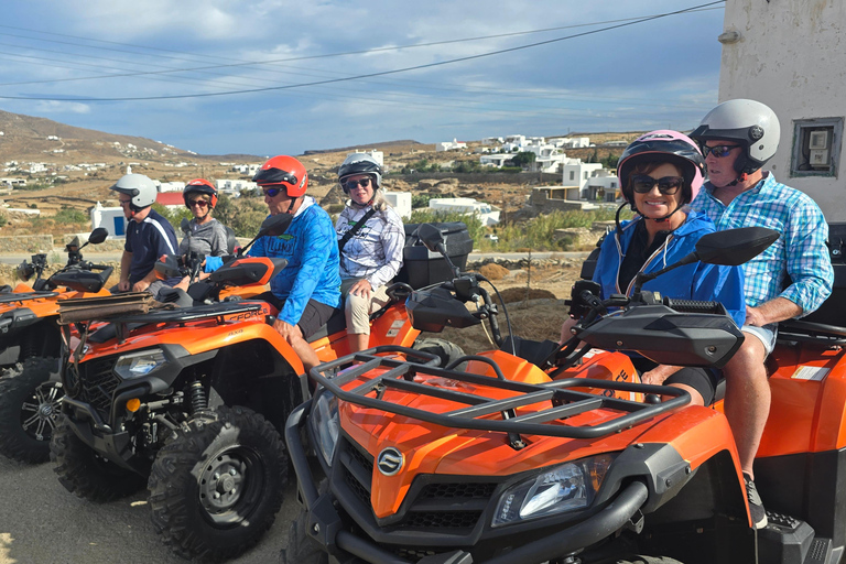 Self guided tour on atv/quad and explore mykonos,on wheels