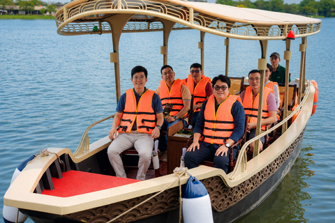 Hue: Perfume River & Hidden Canals Electric Boat Cruise Evening Perfume River Cruise