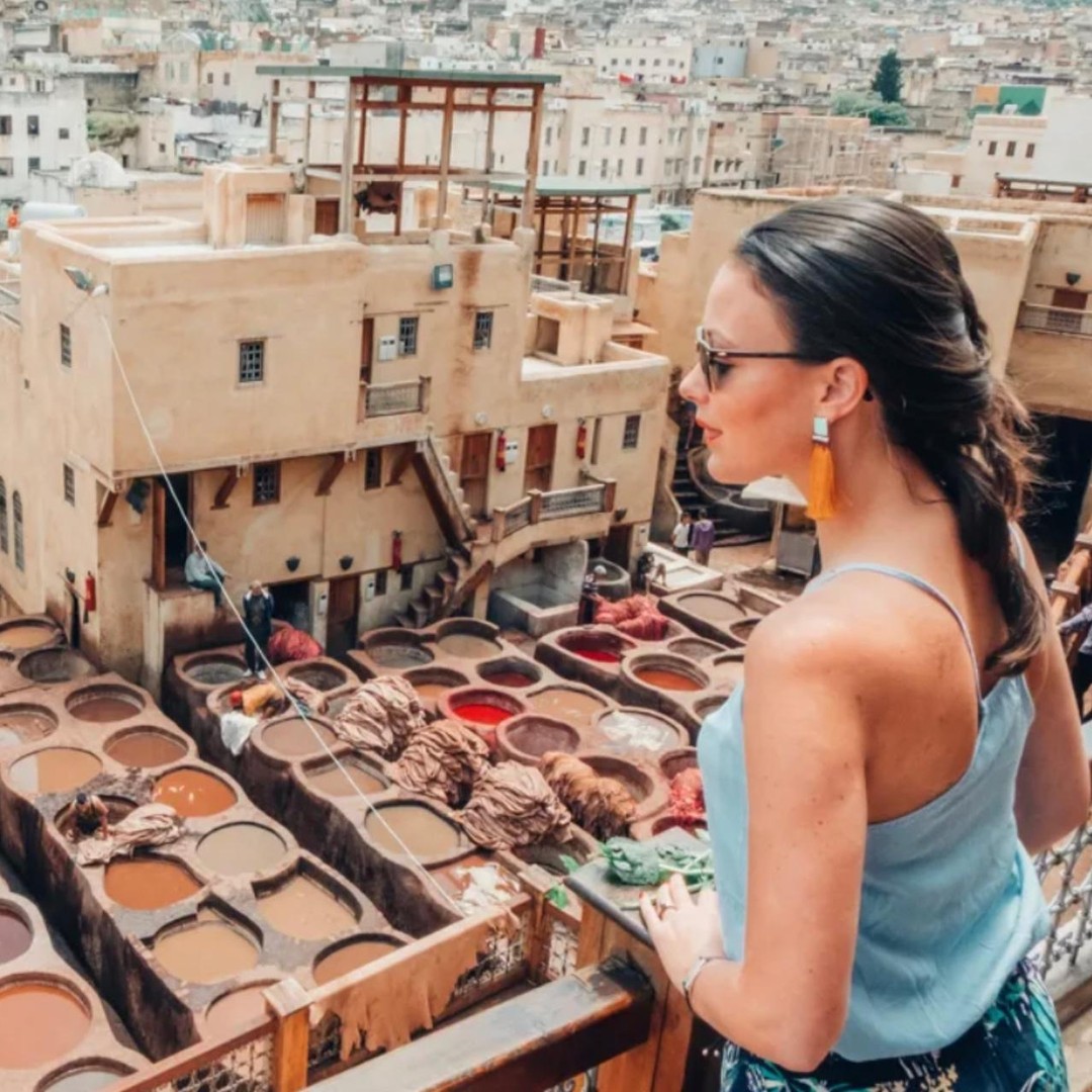 Entrée gratuite à la tannerie de Fès