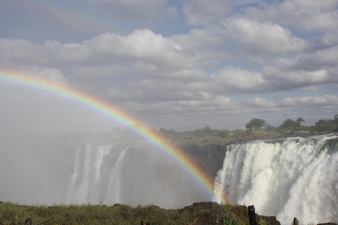 Traslado do aeroporto, passeio pelas Cataratas do Zimbábue e Zâmbia