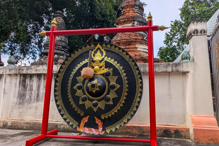 Bangkok : Excursion d&#039;une journée à Ayutthaya avec visite privée à bord d&#039;une longue queue