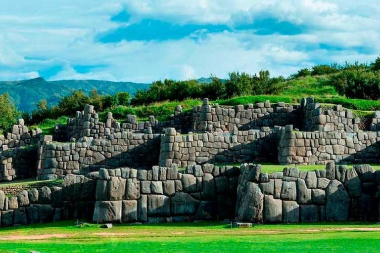 Desde Cusco: Stadsrundtur Cusco Sacsayhuaman,Qoricancaha.Cusco :Sacsayhuaman stadstur 4 ruiner.