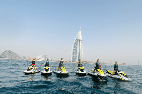 Dubaï : Aventure en jetski avec vue sur Burj Khalifa et Burj Al Arab