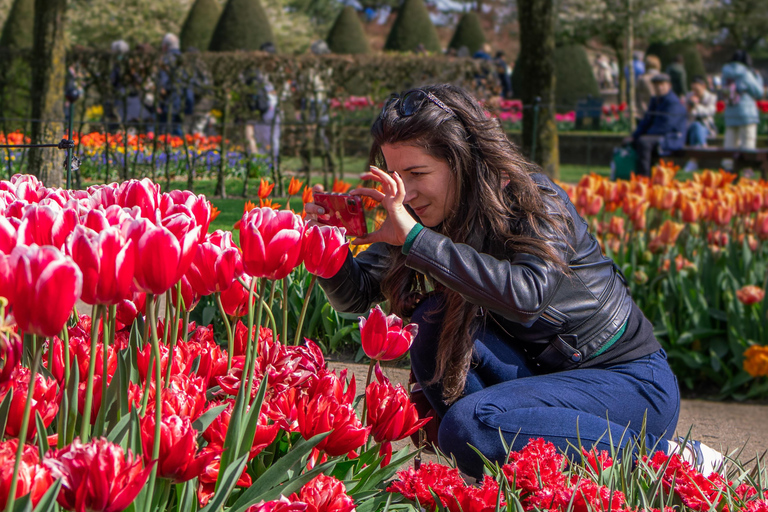 Amsterdam: Keukenhof Ticket with Shuttle Bus + Canal Cruise