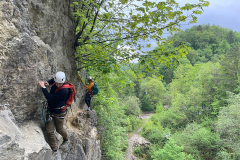 Ardennen: Guided Via Ferrata tour