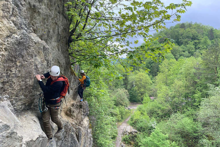 Ardennen: Guided Via Ferrata tour