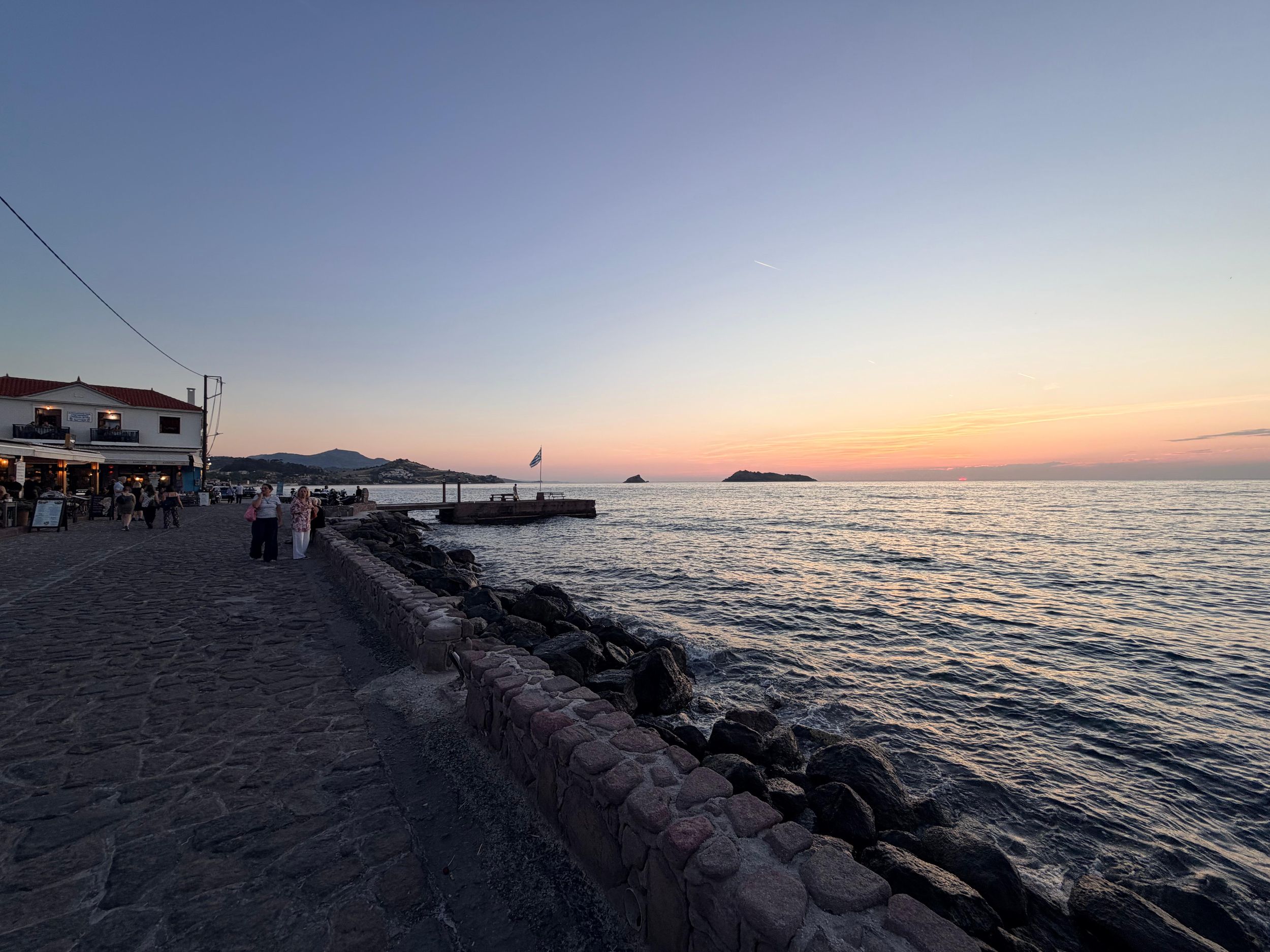 Lesbos: Führung mit Burg von Molyvos & Strand von Eftalou