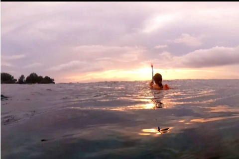 Gili Trawangan : Excursion en groupe pour la plongée avec tuba et le coucher de soleil +GOPRO shoot