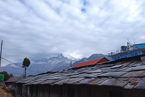 De Pokhara: Caminhada guiada de 5 dias por Poon Hill, Mulde Hill e Dobato