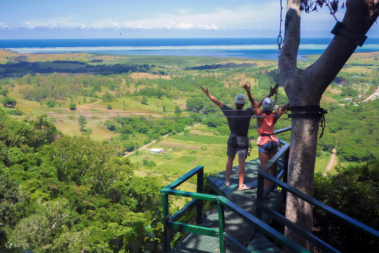 From Nadi: Adventurous Zipline Tour - Momi Bay Ex Coral Coast Hotels (Warwick - Outrigger)
