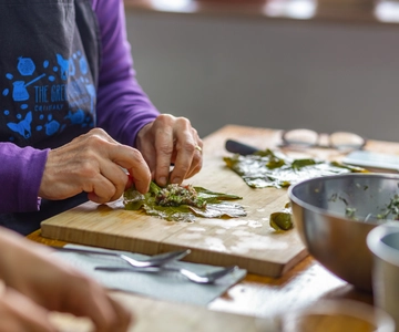 Athens: Food Market Visit and Cooking Class with Wine