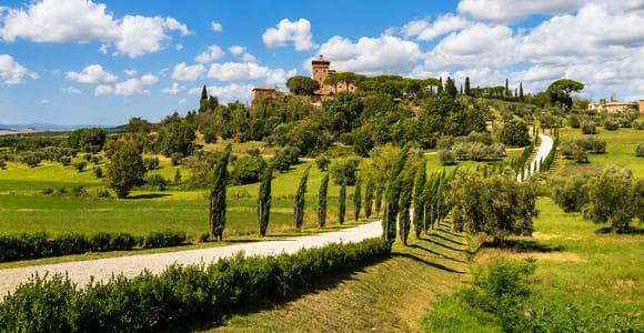 From Florence: Val d&#39;Orcia, Montepulciano & Montalcino