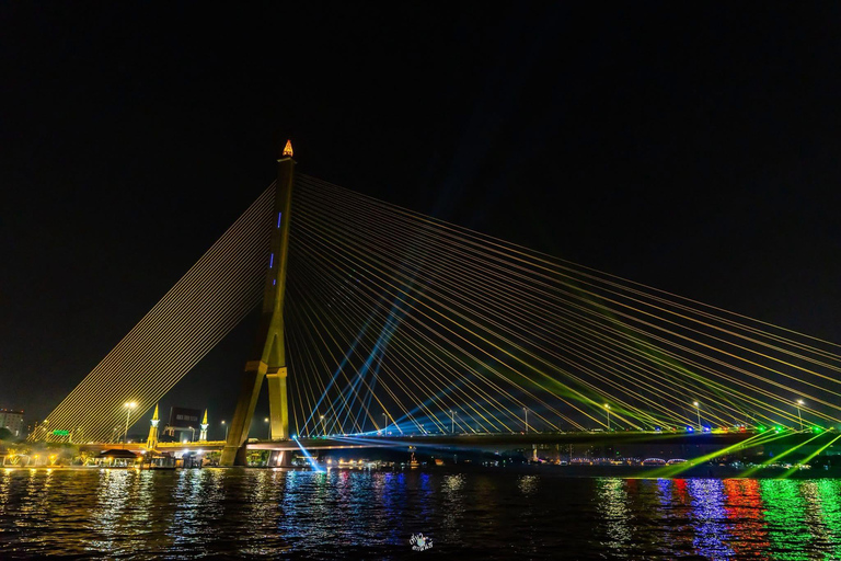 Luxury White Cruise &Premium View &Complimentary Beer & Win White Orchid Dinner on Chao Phraya with Complimentary Beer