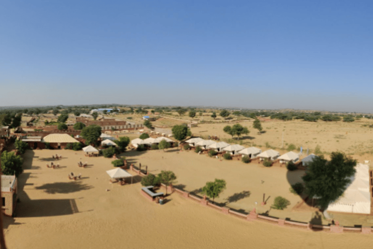 Jodhpur: Luksusowa wyprawa na pustynię z jazdą na wielbłądzie i ucztąJodhpur: luksusowa wyprawa na pustynię z jazda na wielbłądzie i ucztą