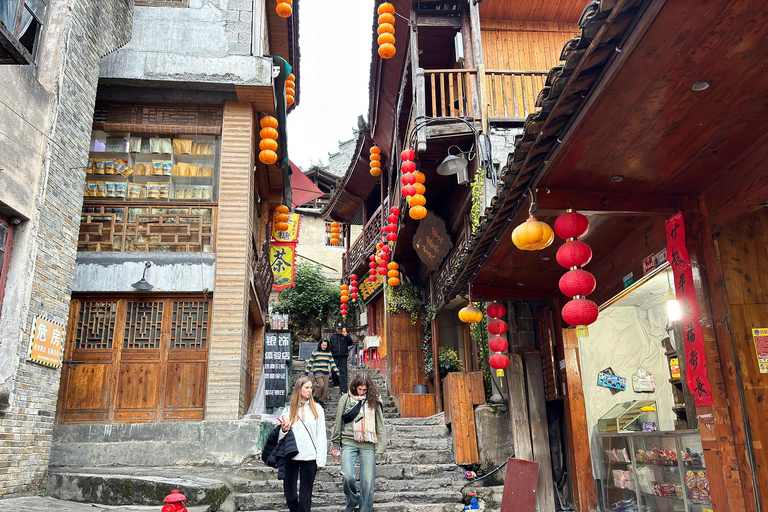 Zhangjiajie: Miao Village, Red Stone Forest & Furong Tour