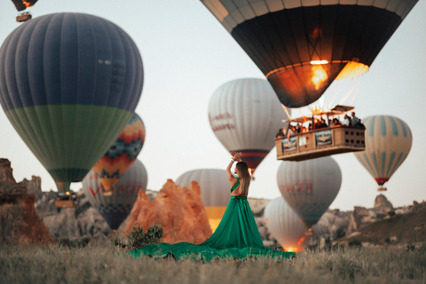 Cappadocia Flying Dress Photo Shoot