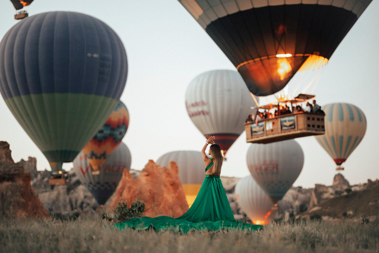 Cappadocia Flying Dress Photo Shoot
