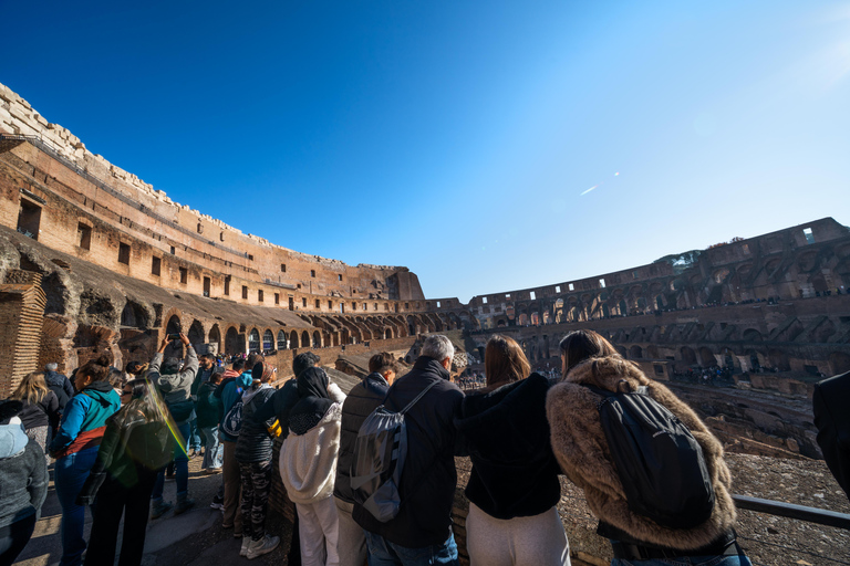 Rome: Colosseum Arena Premium Tour with Optional Underground Arena Floor Spanish Guided Tour – Small Group Experience