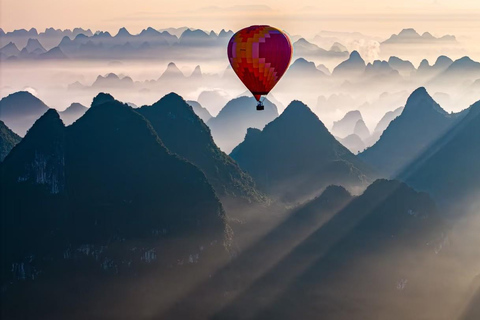 Yangshuo Hot Air Balloon Experience Exclusive Private Hot Air Balloon Ride