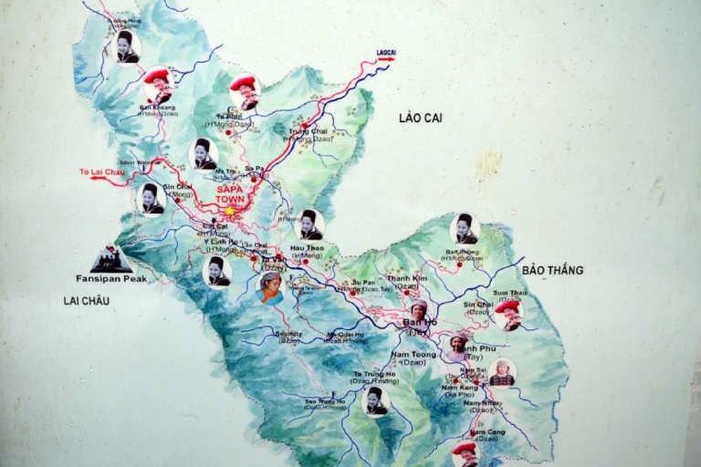 Desde Hanói: travesía de 2 días en tren a las tribus de SapaDesde Hanói: travesía privada en tren a tribus de Sapa