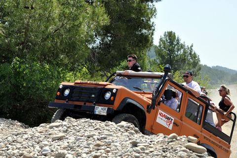 From Antalya: Rafting, Quad, Buggy, Jeep Safari & Zipline Combo II – Rafting + 1: Zipline, Buggy, ATV, Jeep Safari