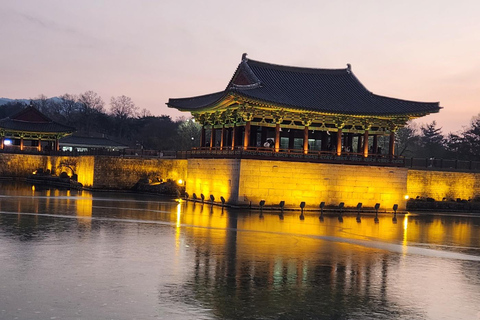 Busan: Excursão compartilhada para ver o pôr do sol em Gyeongju em van de luxoBusan: Excursão compartilhada para ver o pôr do sol em Gyeongju em uma van de luxo