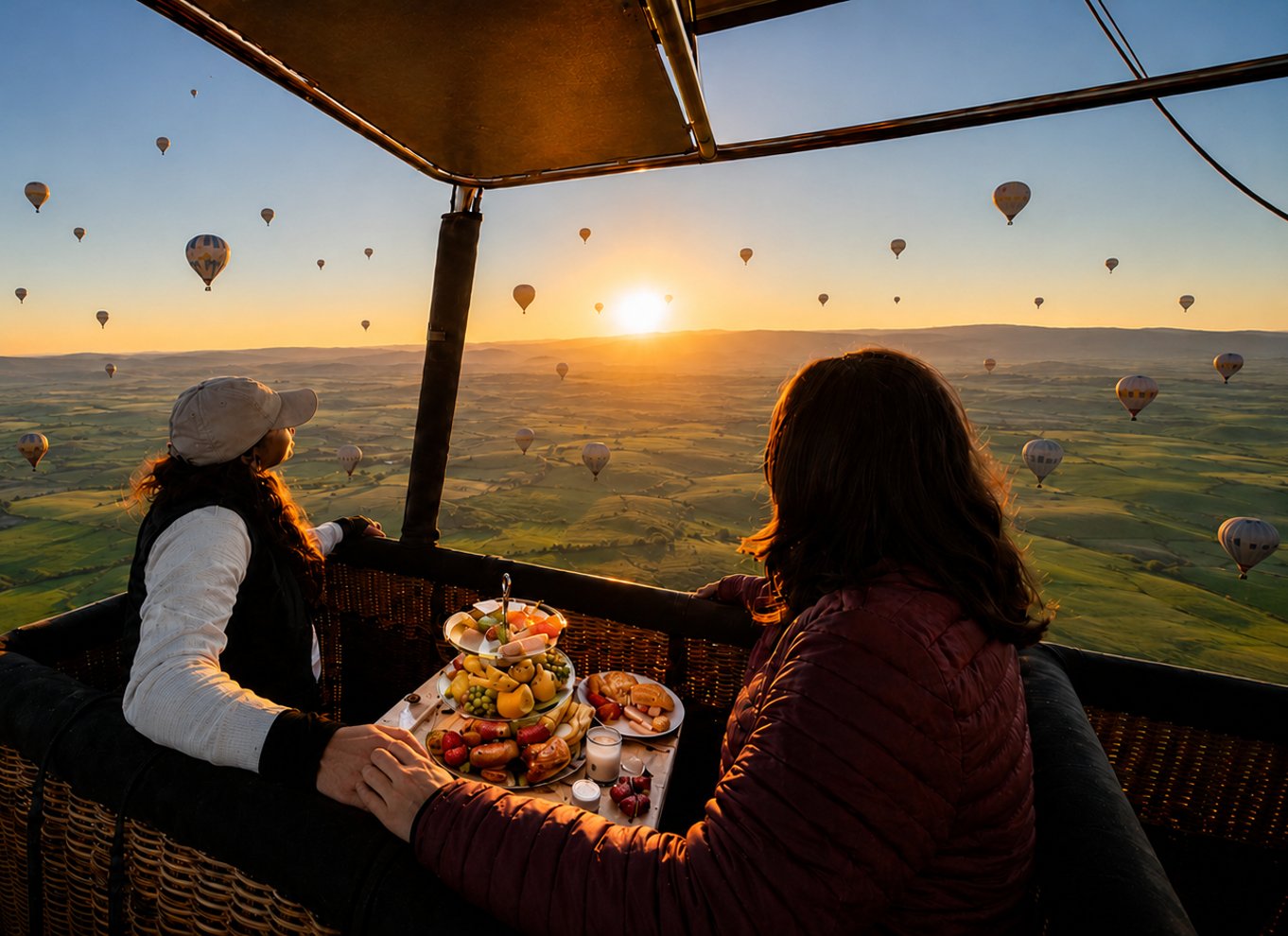 Marrakech: Ballonaktivitet, berber-morgenmad og certifikat