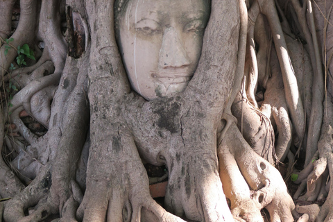 Bangkok: Ayutthaya UNESCO Heritage Experience with Boat Ride MBK - SIAMSCAPE Meeting Point including tickets