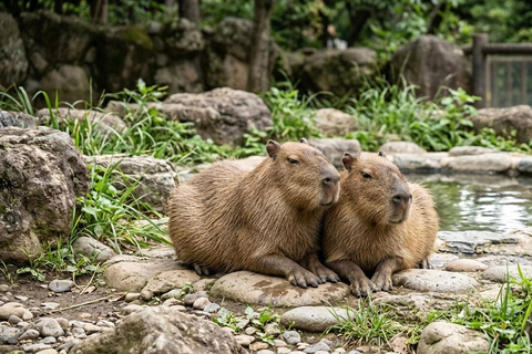 Tokyo: Ichikawa City Zoo Tour with Red Pandas & Punch-kun