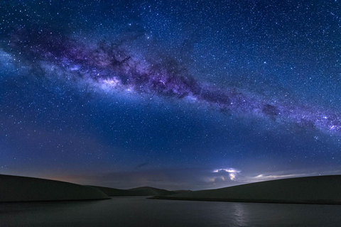 Star gazing in Lençóis Maranhenses Gazing at the stars in Lençóis Maranhenses