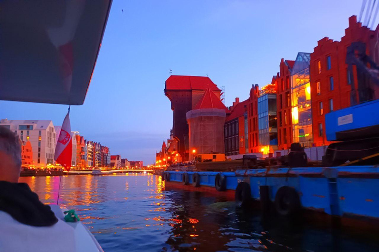 Gdańsk: Eko Rejs po Motławie o zachodzie słońca z Prosecco