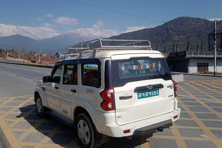 Pokhara : Annapurna Panoramic Himalayas View Tagestour mit dem Auto