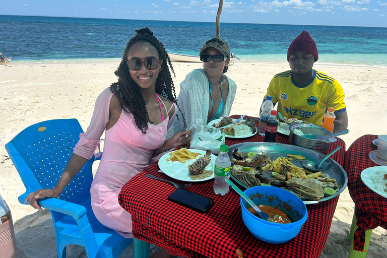 1 dia de mergulho com snorkel e natação com golfinhos em Zanzibar