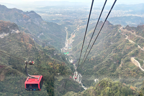 Zhangjiajie Tianmen Mountain Ticket & Fox Fairy Show Park Entry Line A - Round Way Cableway