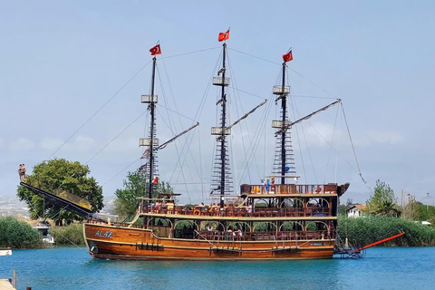 Manavgat: Riverboat Tour Waterfall, Bazaar and River Cruise Riverboat Tour Waterfall, Bazaar (No Transfer)