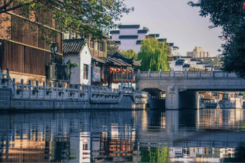 Med tur och retur snabbtåg från Shanghai till Nanjing stadsrundtur