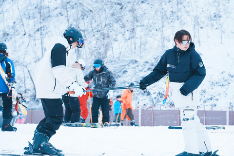 Elysian Ski | Ski Wear+Gear+Moving Walk+ Basic Lesson SNOWBOARD_Depart From Myeong-dong station Exit 3