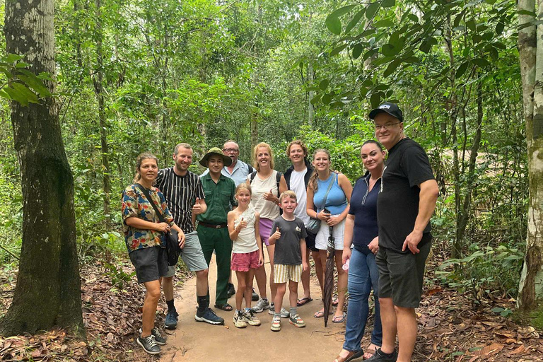 HCMC: Cu Chi Tunnels, Black Virgin Mountain & Cao Dai Temple Cu Chi Tunnels: Half Day Tour by Premium Van max 11