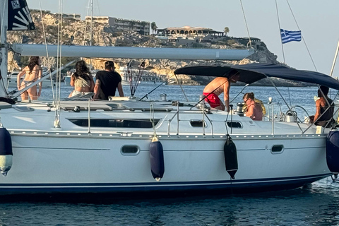 Rhodes: Sailing Adventure with Lunch and Snorkeling