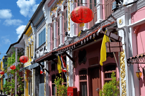 Phuket:Tiger Park Safari,Big Buddha,ATV,Elephants & Old Town Morning:City Tour Tiger Canopy Forest Safari & Feeding Guide