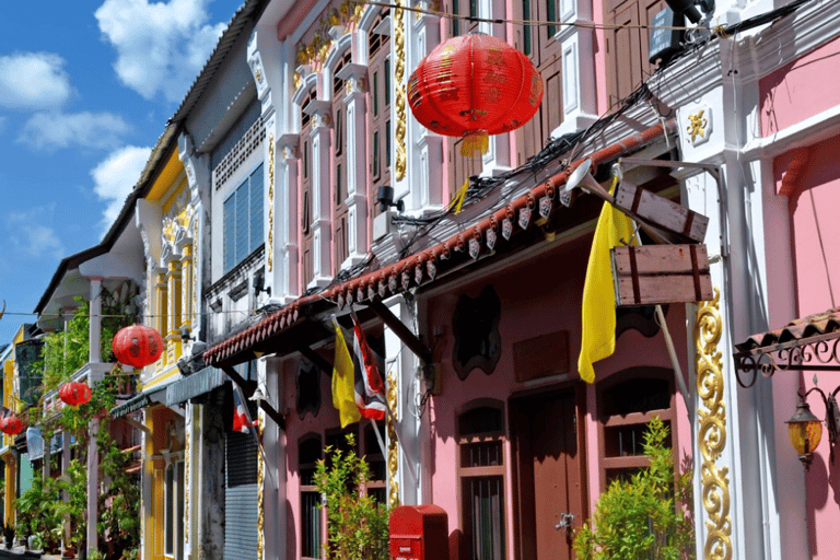 Phuket:Tiger Park Safari,Big Buddha,ATV,Elephants & Old Town Morning:City Tour Tiger Canopy Forest Safari & Feeding Guide