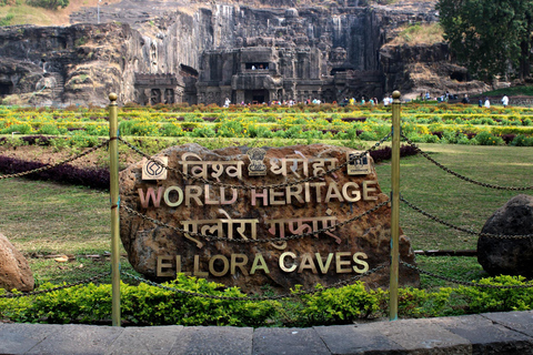 Eine Tagestour zu Ajanta &amp; Ellora von Aurangabad aus mit Führung