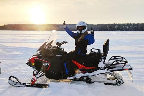 Rovaniemi: Arktische Safari mit brandneuen Schneemobilen des Modelljahres 2025
