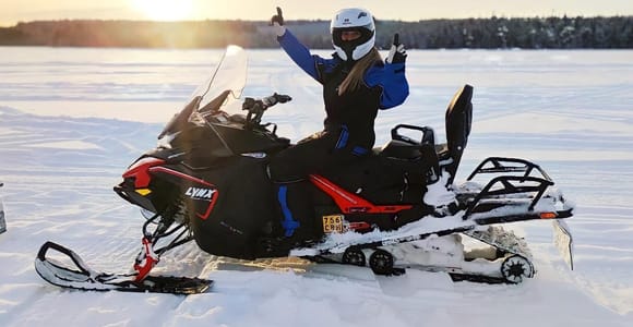 Rovaniemi: Geführte Wildnis-Schneemobil-Safari & Barbecue