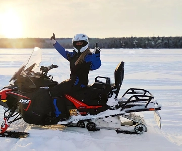Rovaniemi: Guided Wilderness Snowmobile Safari & Barbeque