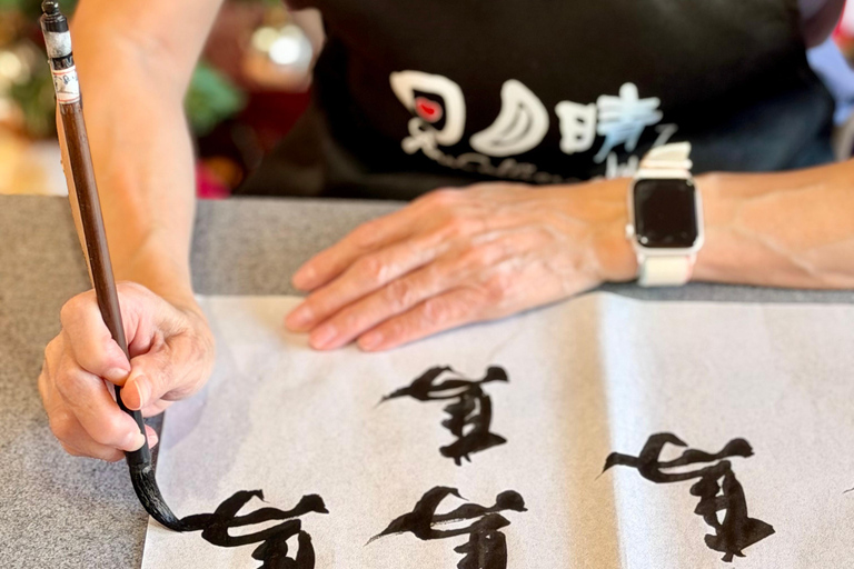 Unique Local Calligraphy Experience in Taipei 1-Hour Express Calligraphy: Create Your Own Art Piece